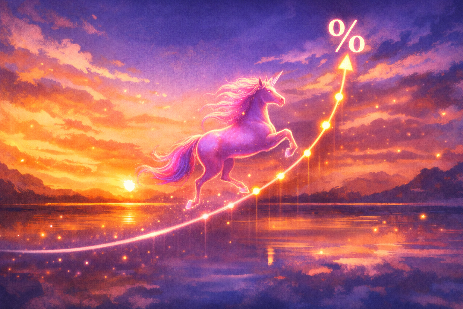 Uniswap interest rate horse